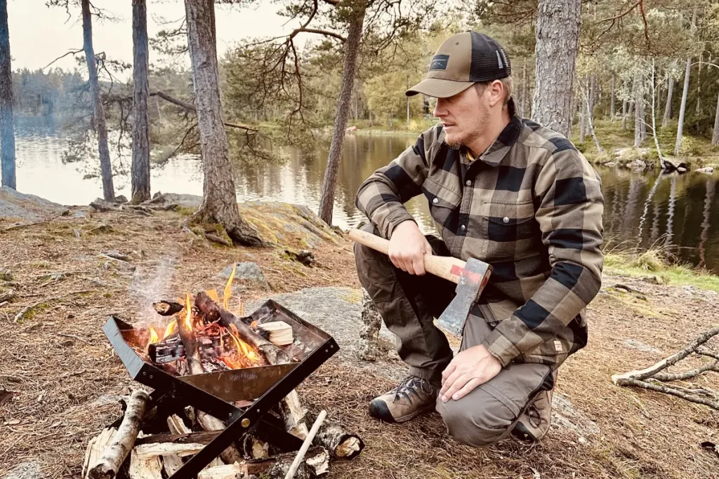 Outdoor Feuerstelle in Schweden - hejanord