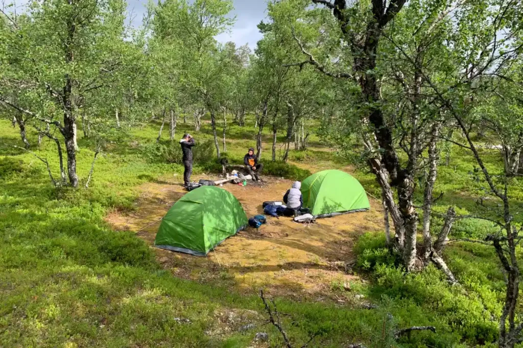 Trekking im Nationalpark hejanord