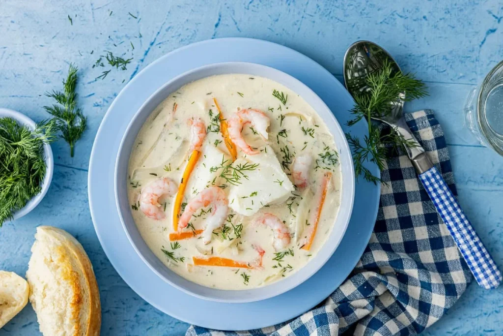 fiskesuppe eine norwegische Spezialitä