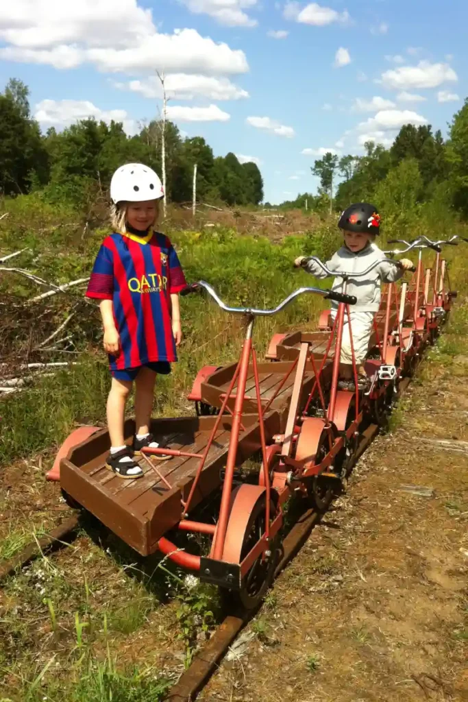 Schienen Draisinen in Schweden - hejanord