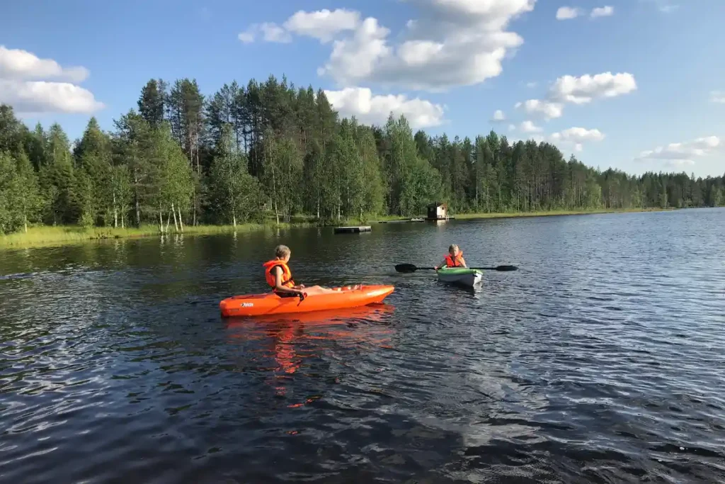 Kajakfahren in Finnland - hejanord