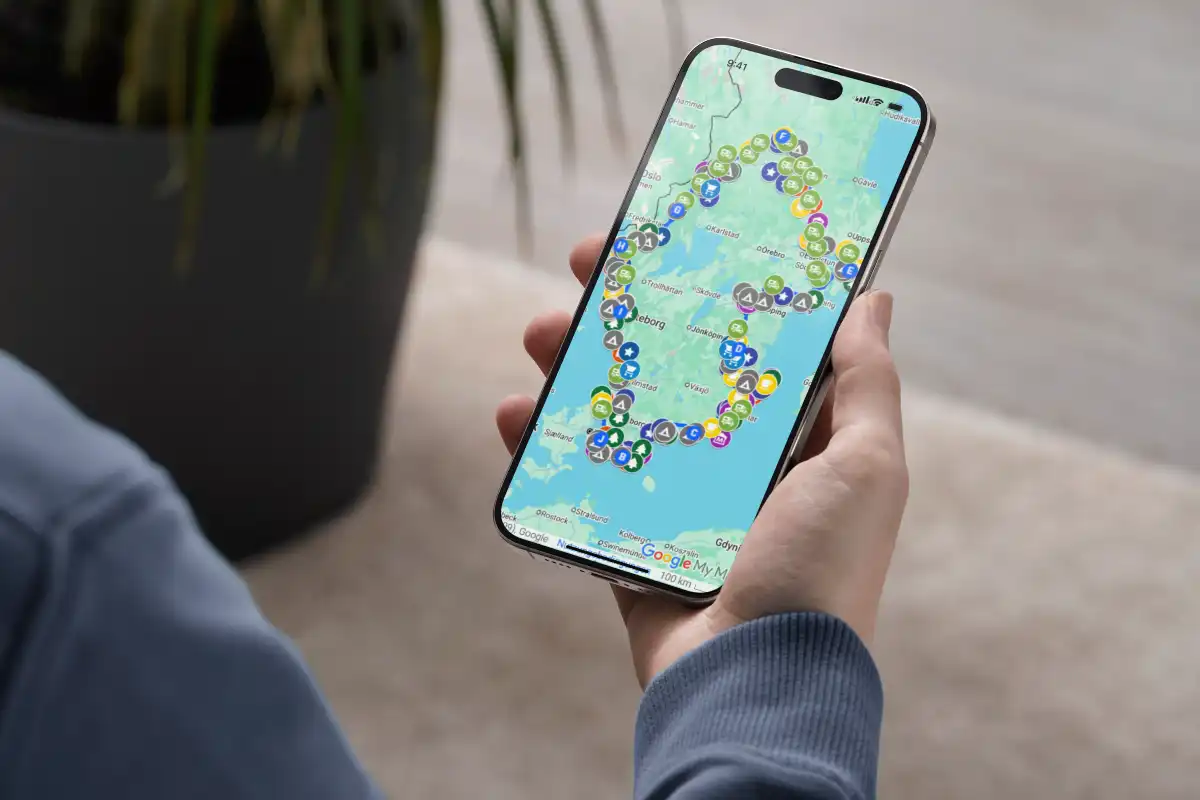 hejanord reiseroute schweden bis mittelschweden iphone digitale Reiseroute bis Mittelschweden Iphone - hejanord